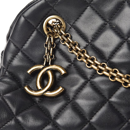 Chanel Lambskin Quilted Medium Just Mademoiselle Black 8 of 10