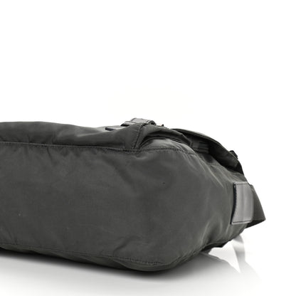 Prada Tessuto Nylon Saffiano Vela Messenger Bag Bosco 11 of 13
