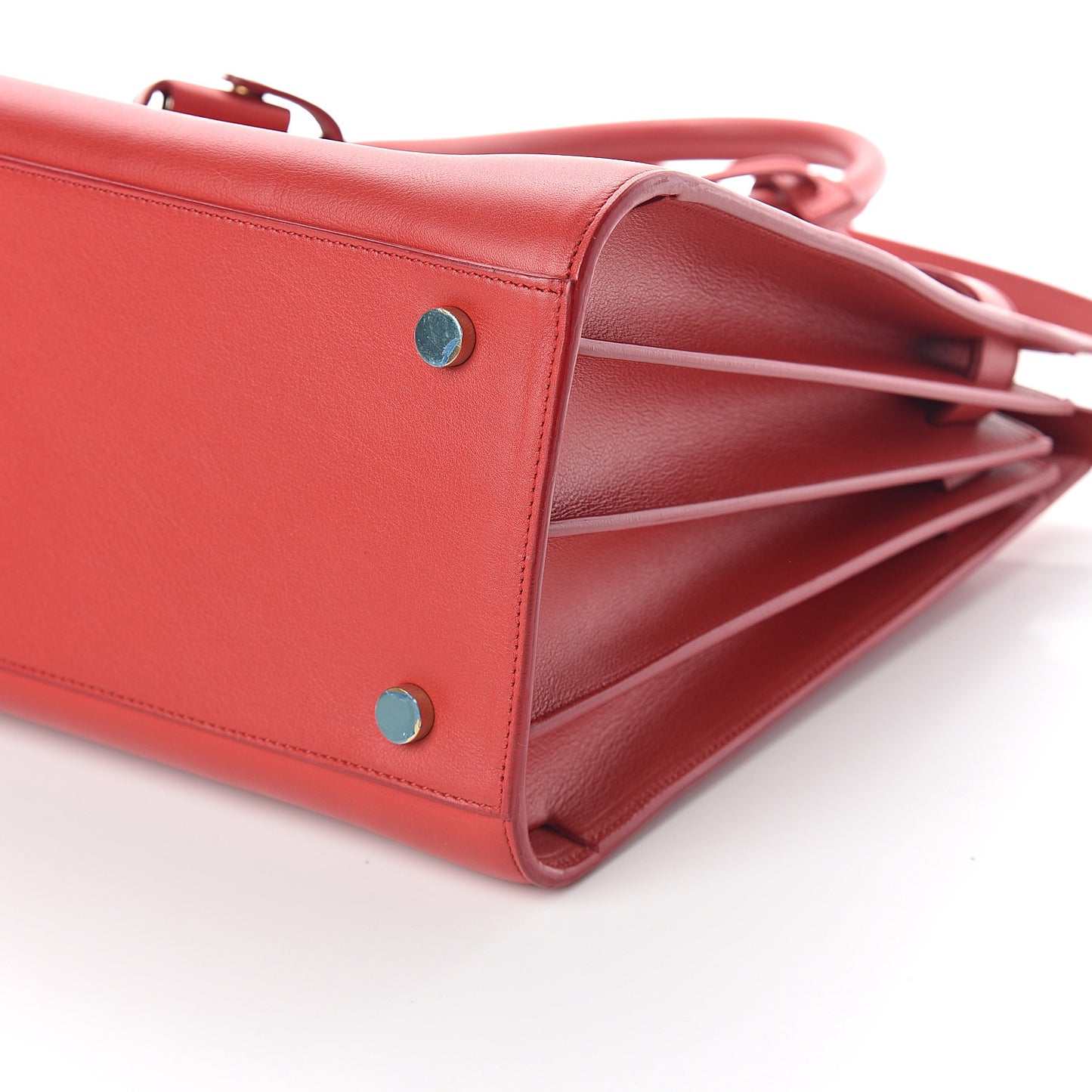 Calfskin Small Sac De Jour Lipstick Red