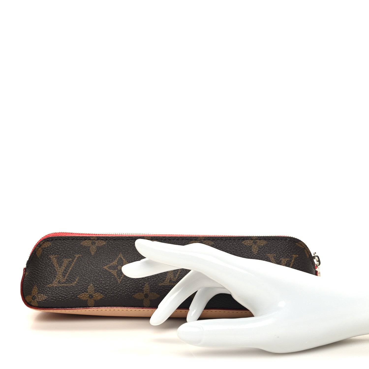 Louis Vuitton Monogram Elizabeth Pencil Pouch Red 2 of 10
