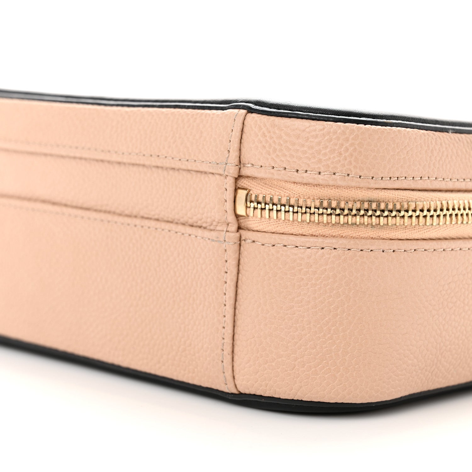 Chanel Caviar Quilted Medium CC Filigree Vanity Case Beige Black 10 of 14