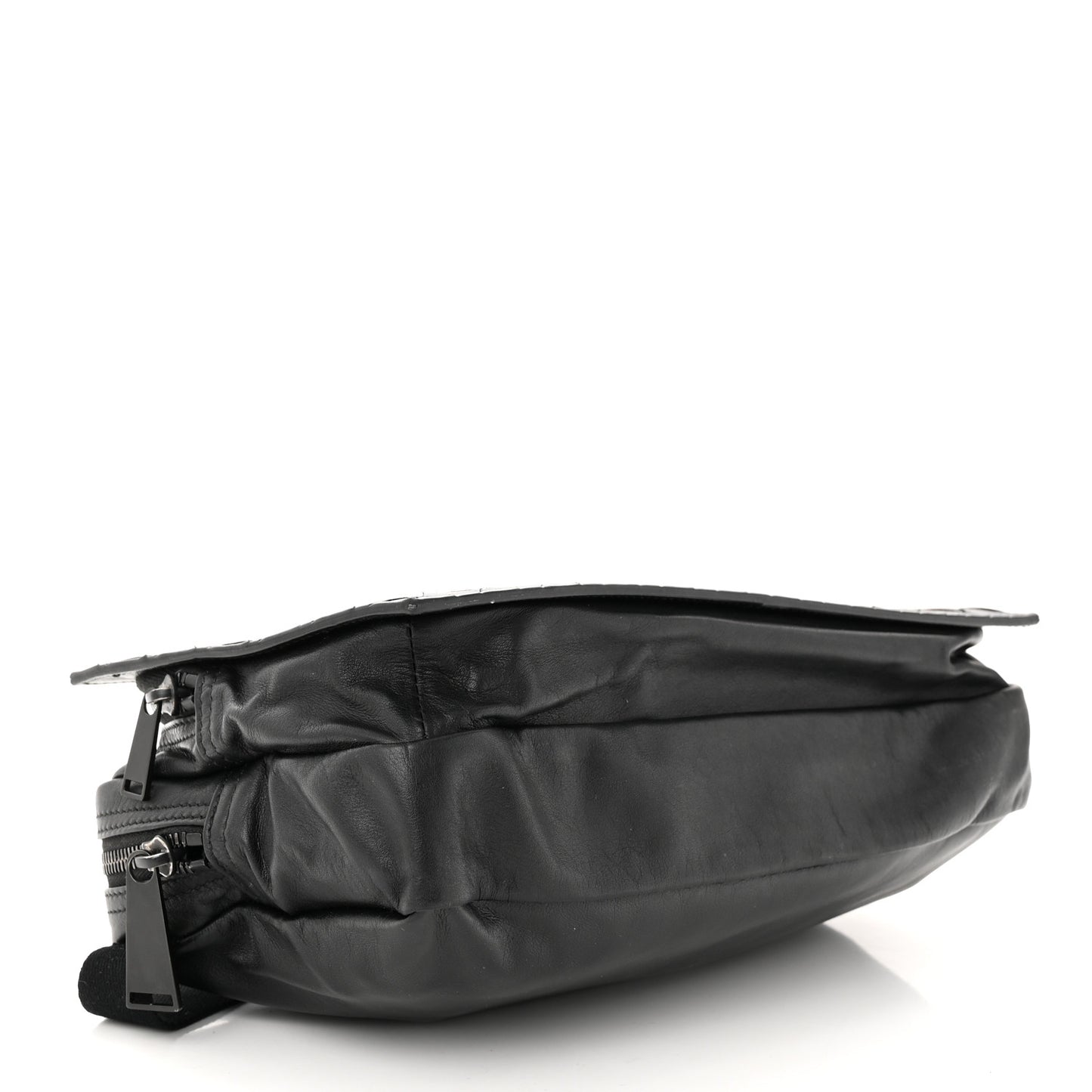 Nappa Intrecciato Belt Bag Black