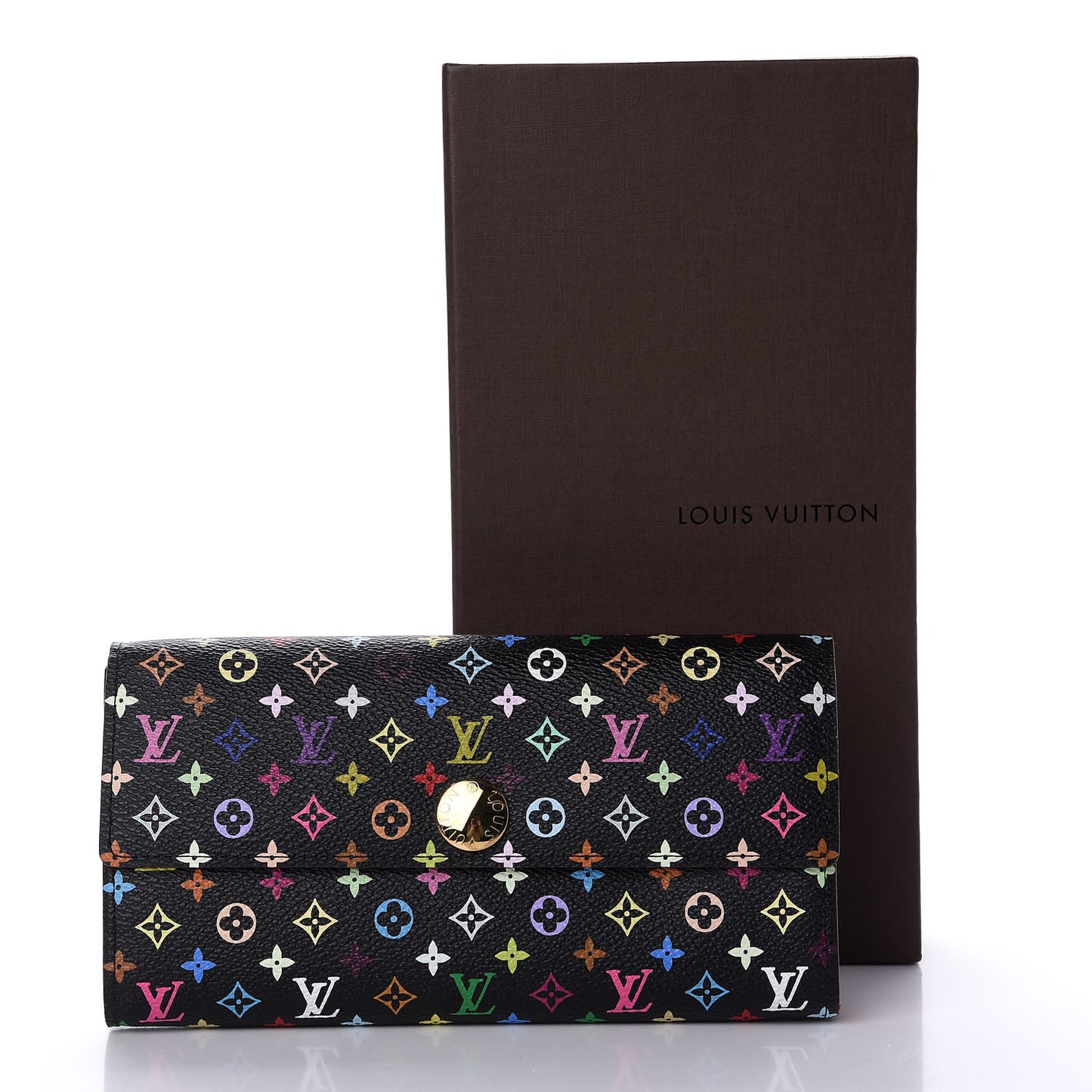 Monogram Multicolor Sarah Wallet Black Grenade