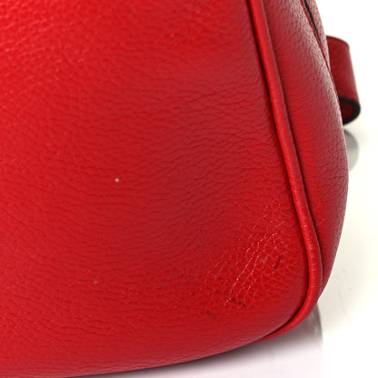 Tom Ford Pebbled Calfskin Medium Jennifer Flame Red 7 of 9