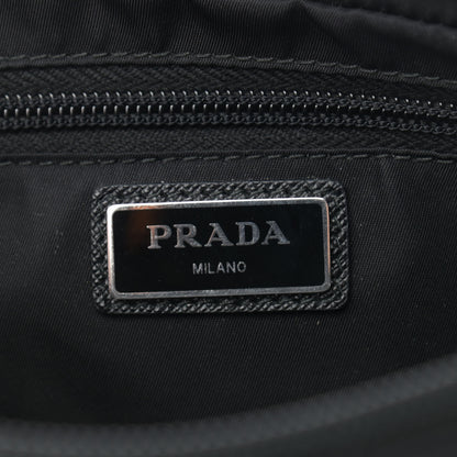 Prada Tessuto Nylon Saffiano Belt Bag Black 6 of 9