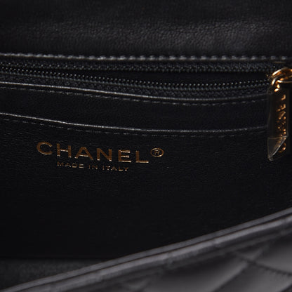 Chanel Lambskin Quilted Mini Square Flap Black 6 of 10