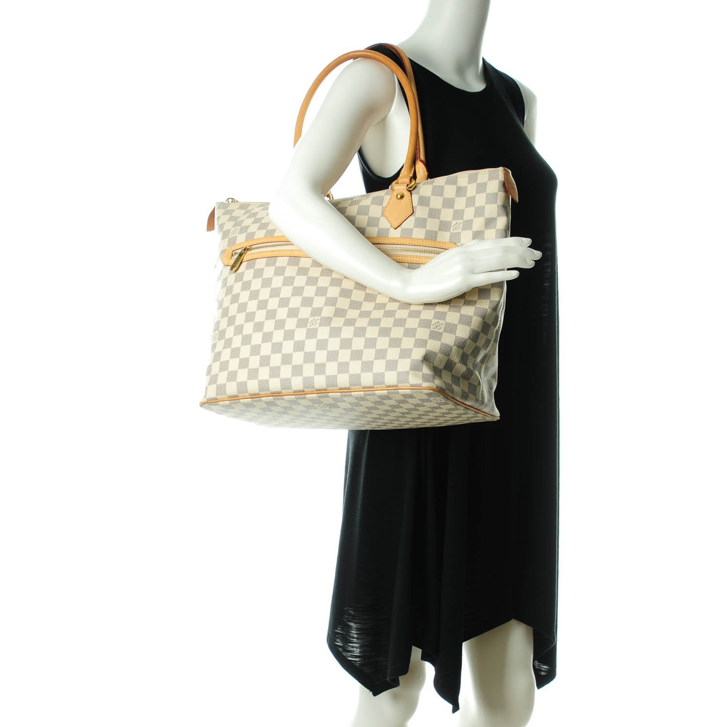 Louis Vuitton Damier Azur Saleya GM 2 of 7