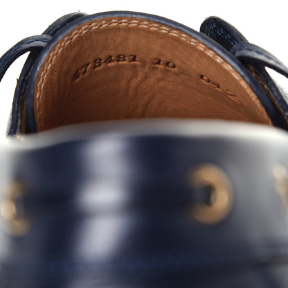 Gucci Calfskin Mens Delta Boat Loafer 10 Blue 7 of 8