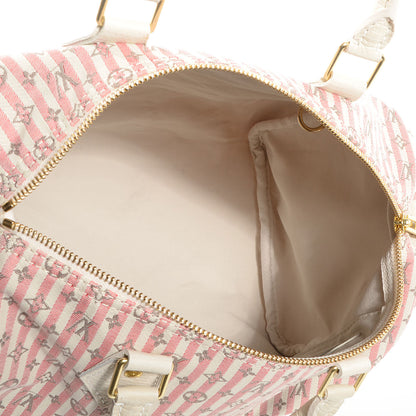 Louis Vuitton Mini Lin Croisette Speedy 30 Rouge 5 of 8