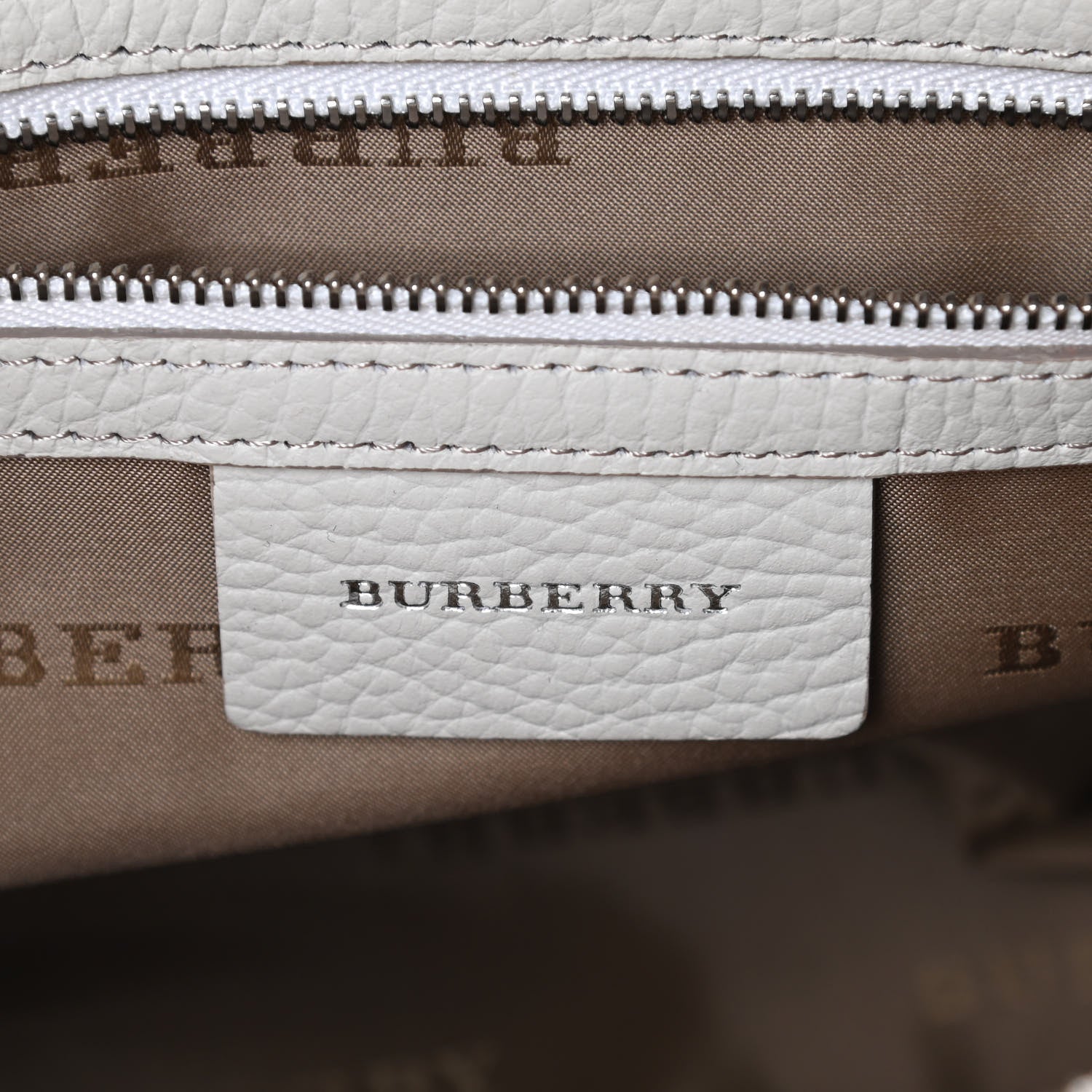 Burberry Canvas Nova Check Tote Beige 6 of 9