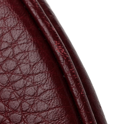 Gucci Soft Grained Calfskin Maxi B Hobo Rosso 13 of 13