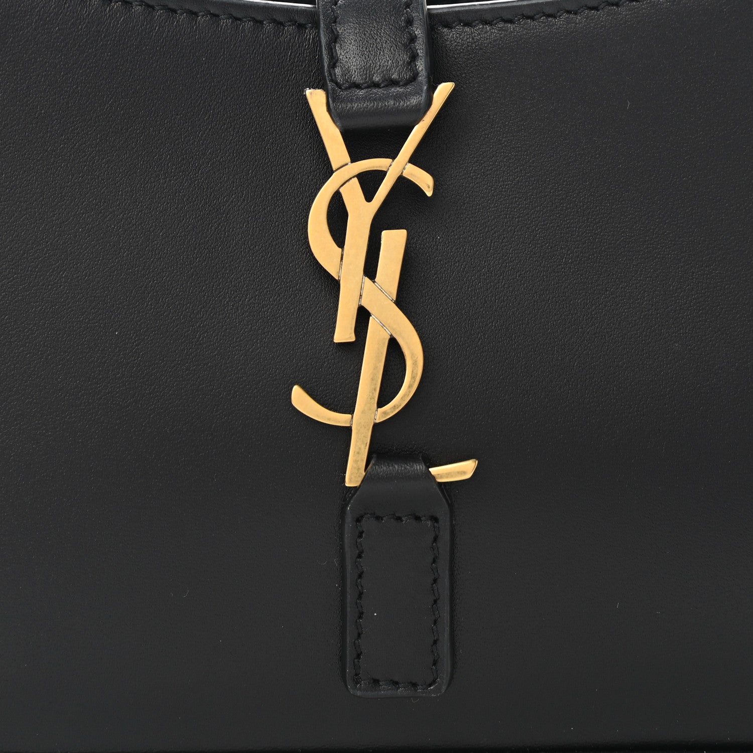 Saint Laurent Smooth Calfskin Le 5 A 7 Mini Hobo Black 8 of 10