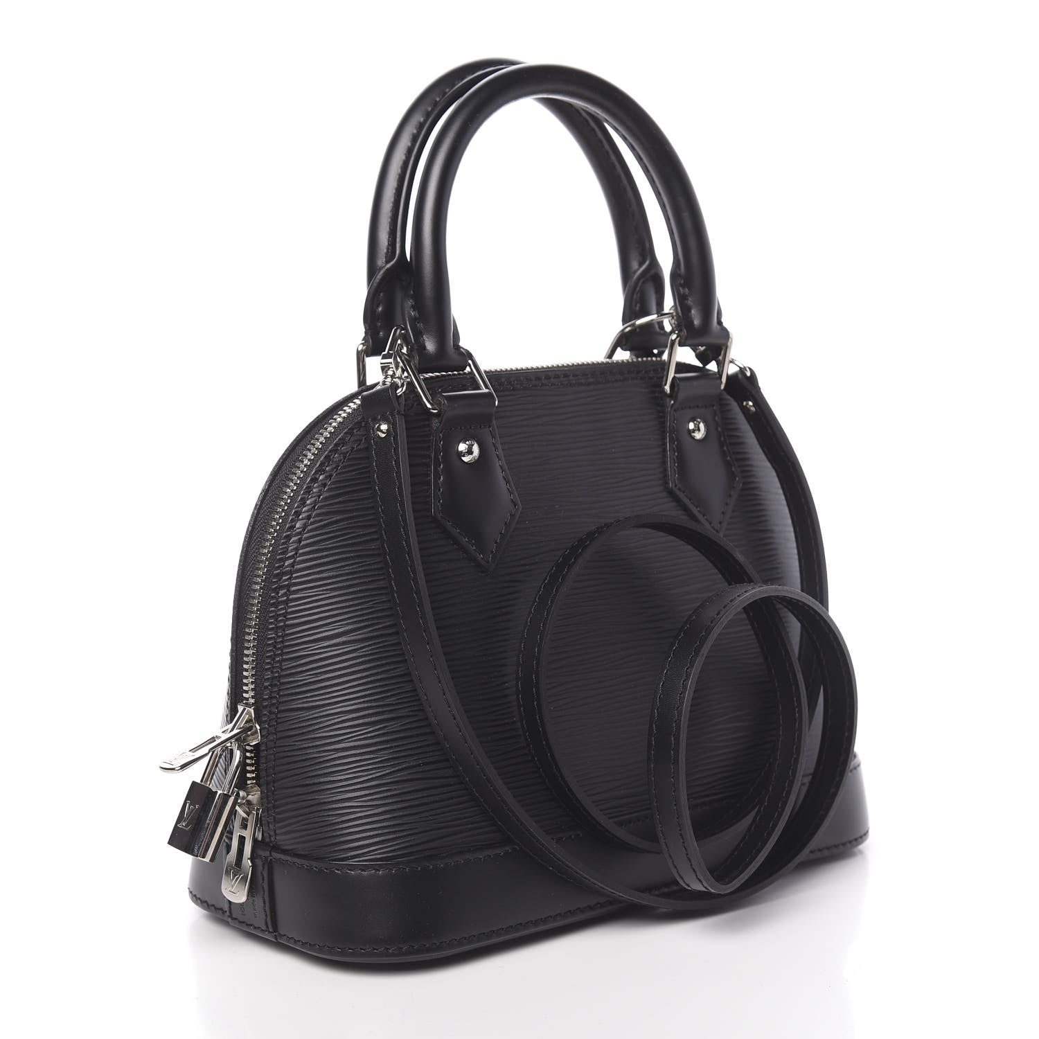 Louis Vuitton Epi Alma BB Black 3 of 9