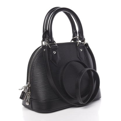 Louis Vuitton Epi Alma BB Black 3 of 9