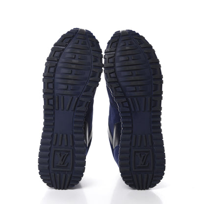 Louis Vuitton Suede Run Away Sneakers 38.5 Blue 6 of 9