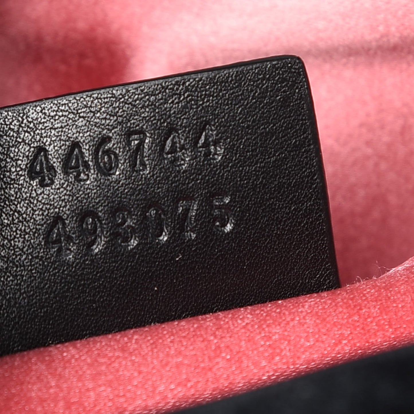 Velvet Matelasse Mini GG Marmont Shoulder Bag Black