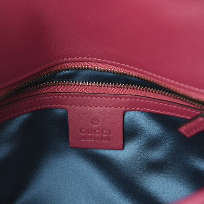 Gucci Velvet Matelasse Small GG Marmont Shoulder Bag Light Raspberry Rose 7 of 8
