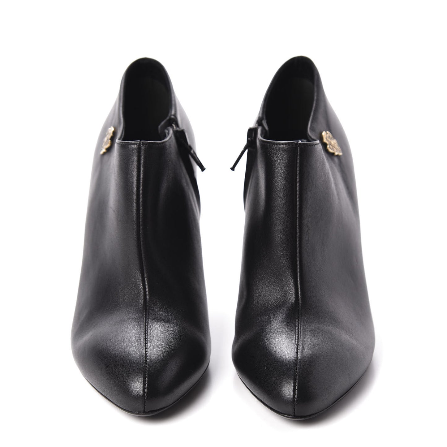 Calfskin Hysteria Ankle Boots 35 Black