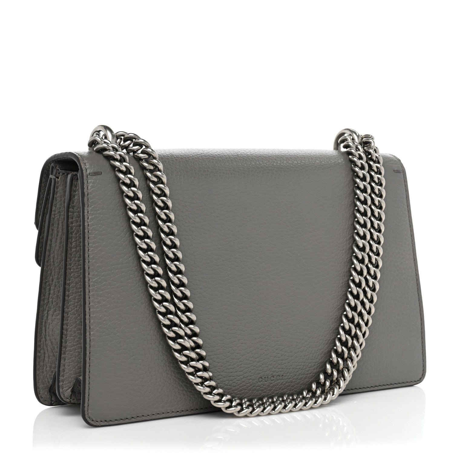 Gucci Pebbled Calfskin Small Dionysus Shoulder Bag Dusty Grey 3 of 22