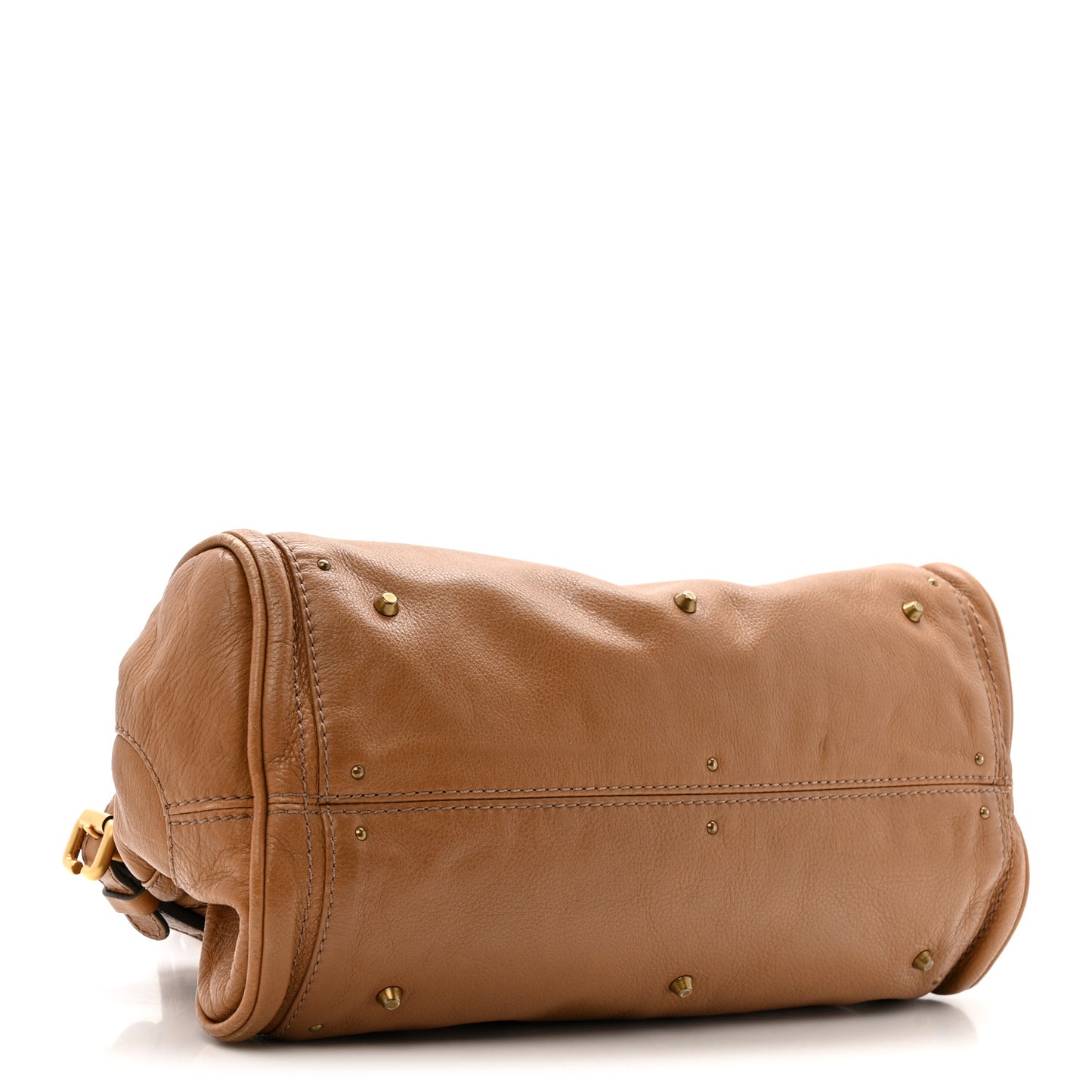 Calfskin Medium Paddington Satchel Tan