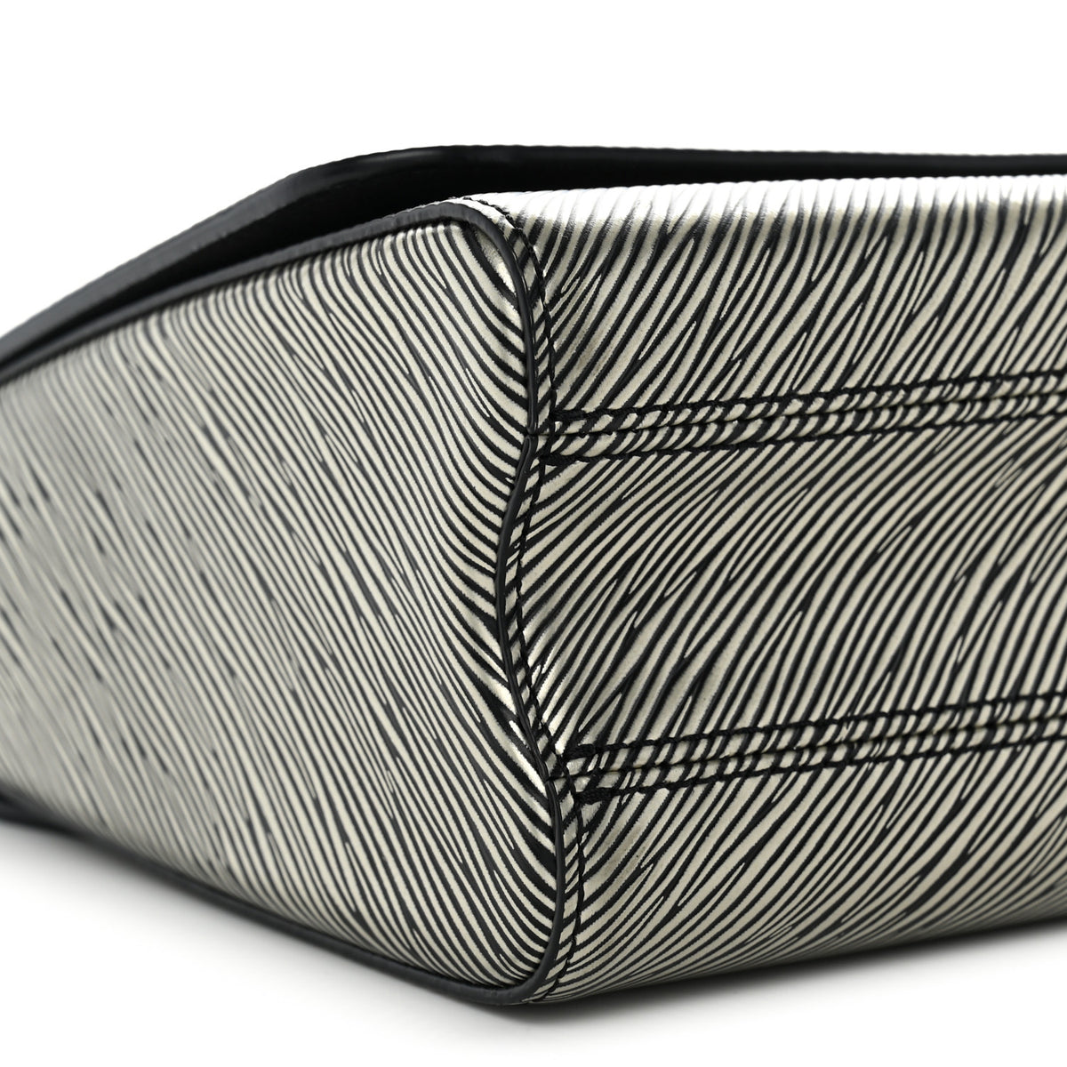 Epi Twist Shoulder Bag MM Platine