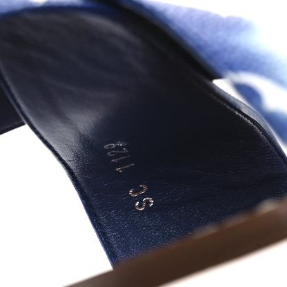 Louis Vuitton Monogram Escale Palma Flat Sandals 40 Blue 10 of 11