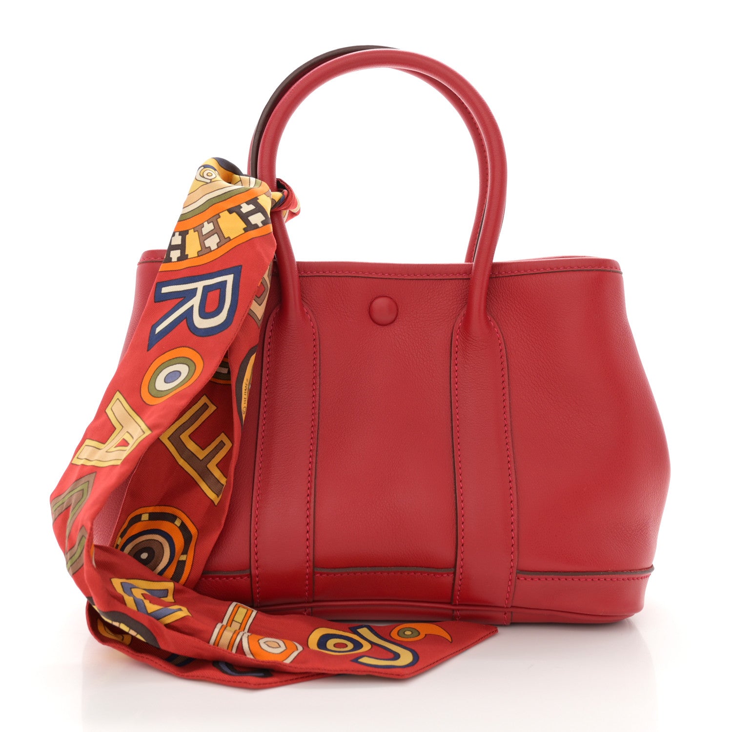 Hermes Swift Bolduc Twilly Garden Party TTPM Rouge Vif 3 of 13