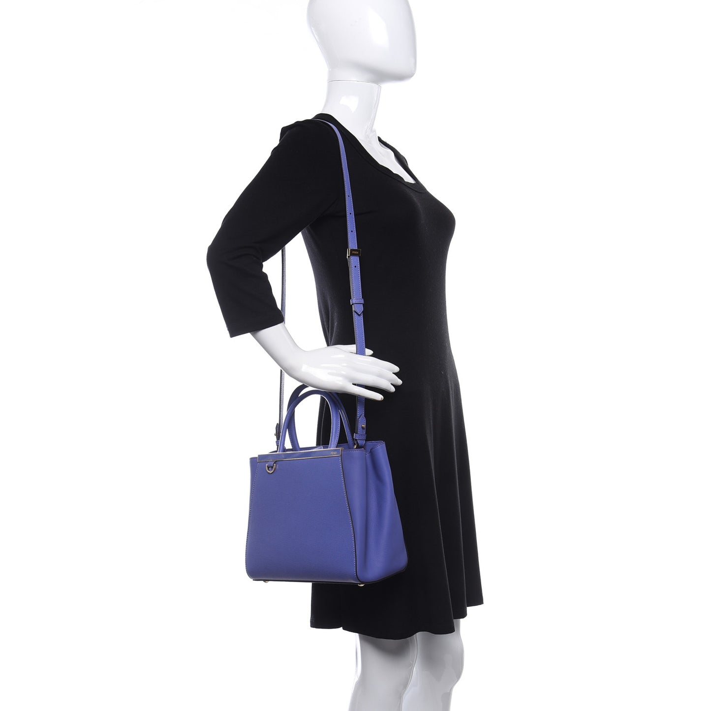 Vitello Elite Petite 2Jours Tote Viola Cassis