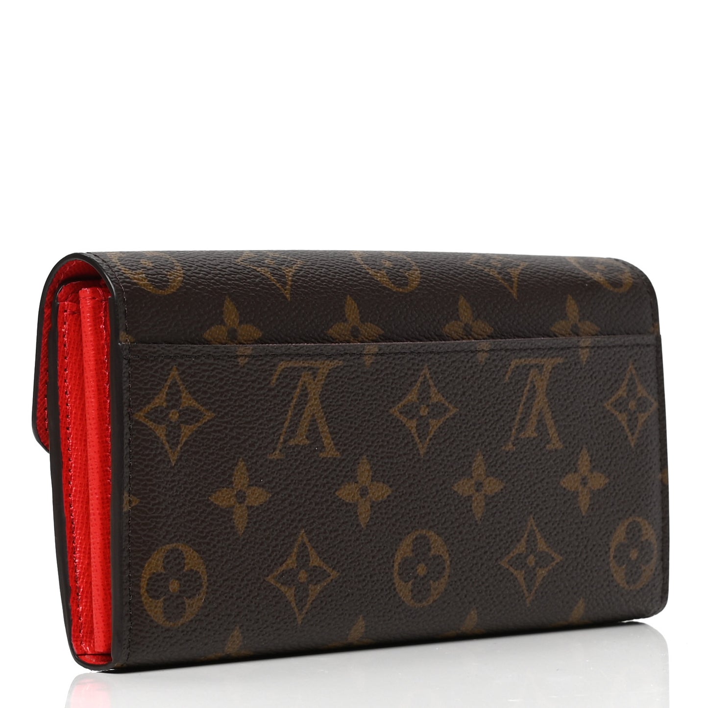 Monogram Sarah Wallet NM Coquelicot