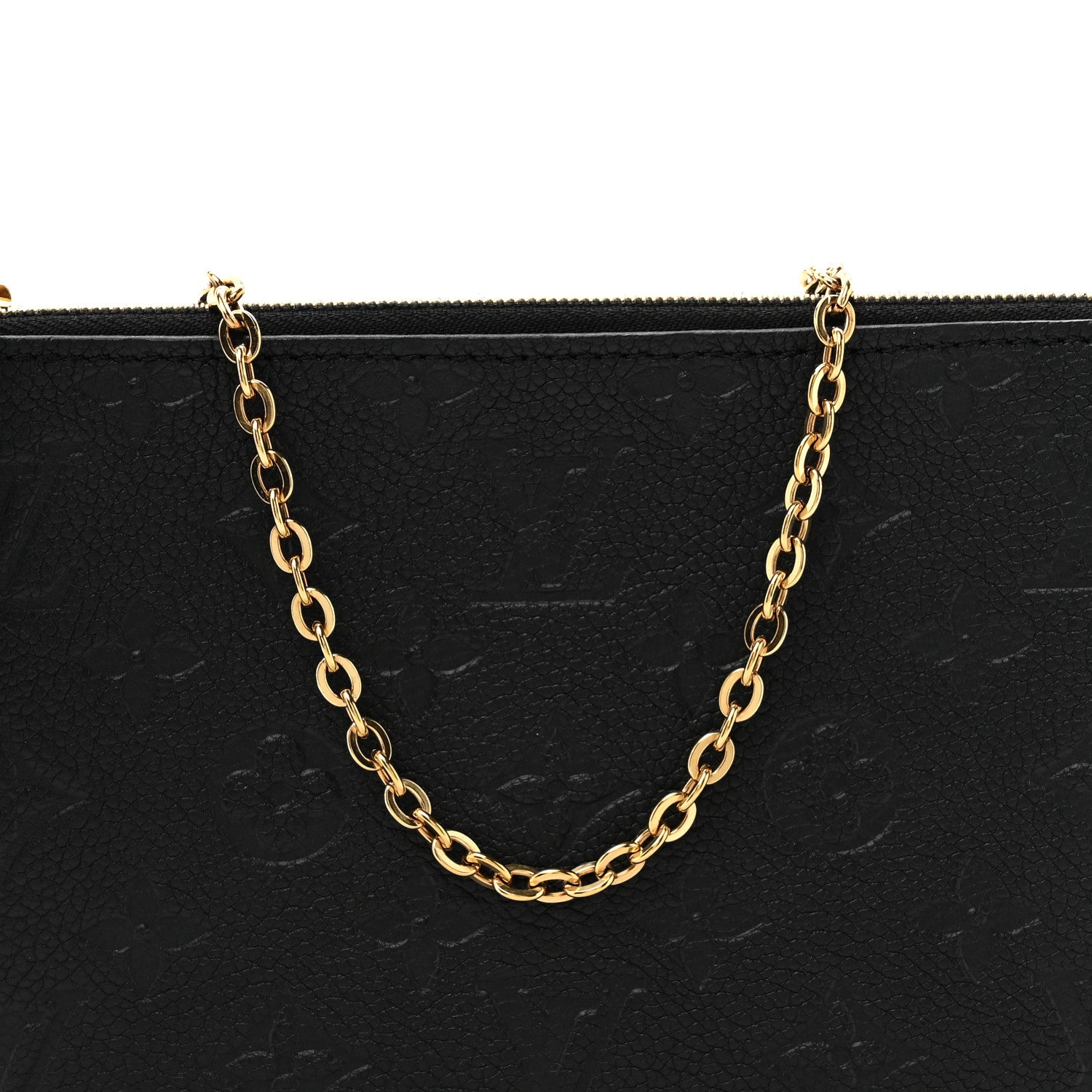 Louis Vuitton Empreinte Double Zip Pochette Black 8 of 10