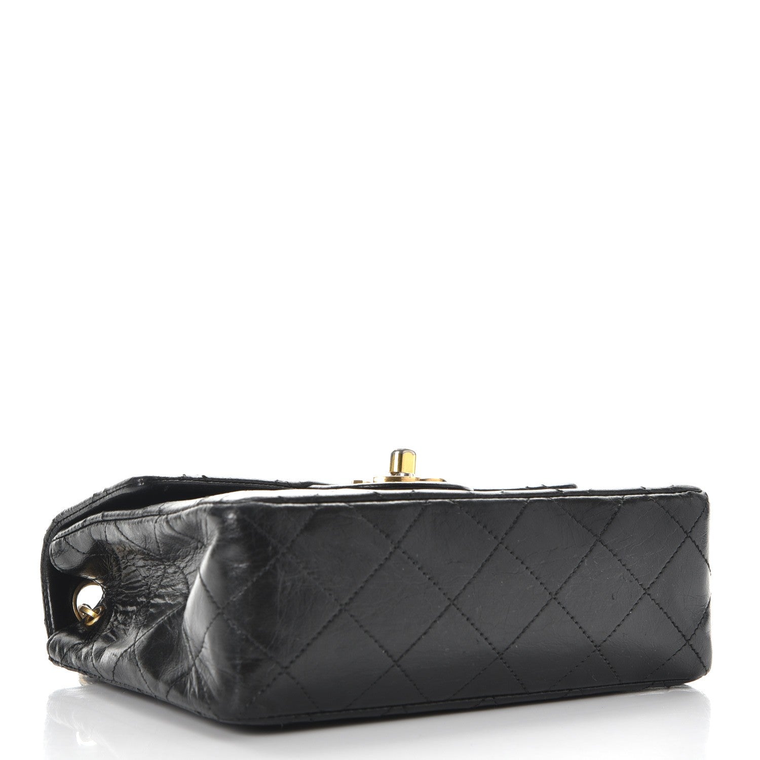 Chanel Lambskin Quilted Mini Square Flap Black 4 of 13