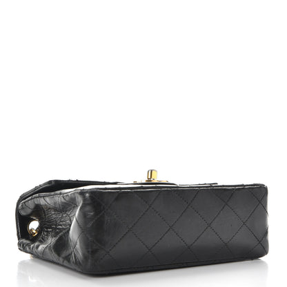 Chanel Lambskin Quilted Mini Square Flap Black 4 of 13