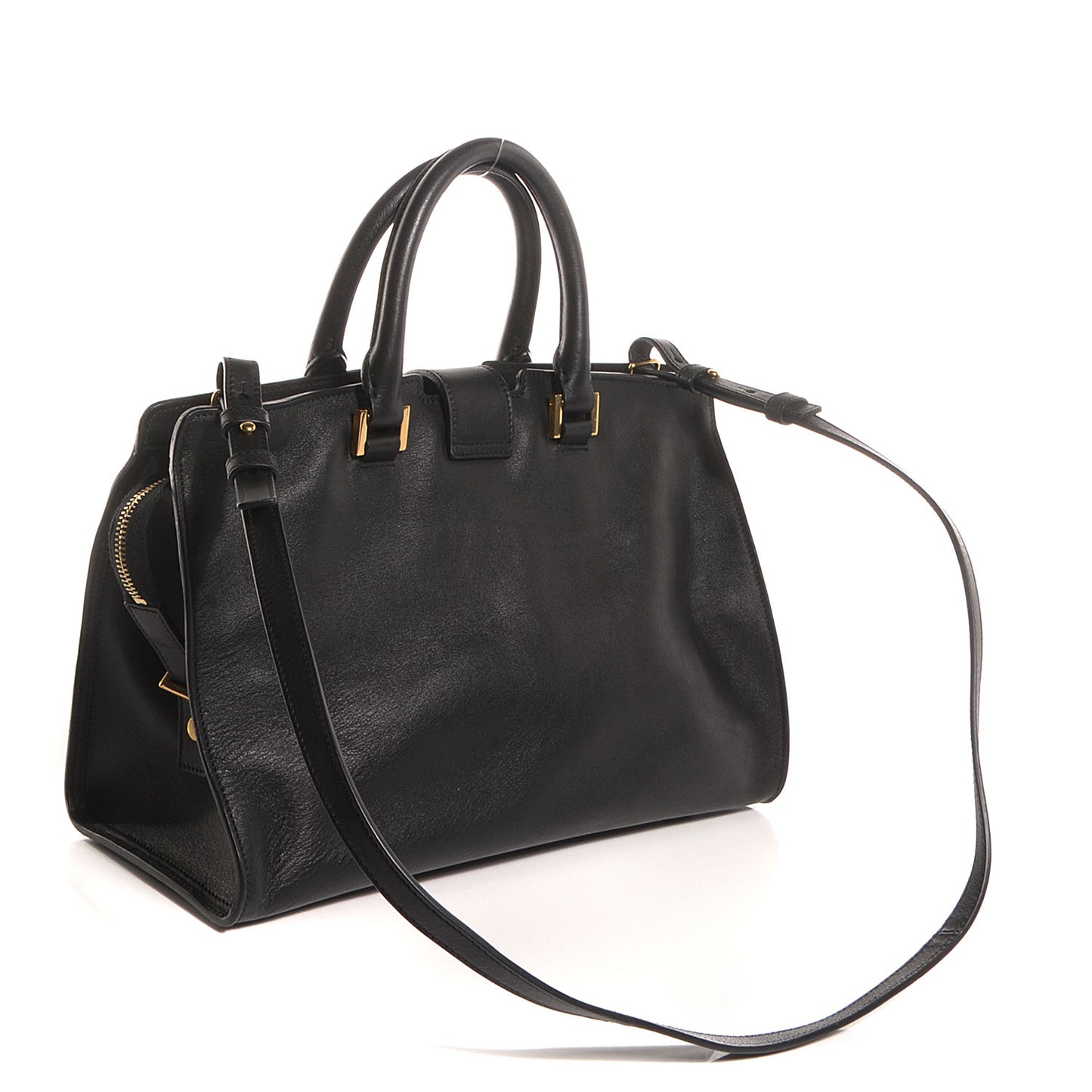 Calfskin Small Classic Y Cabas Black