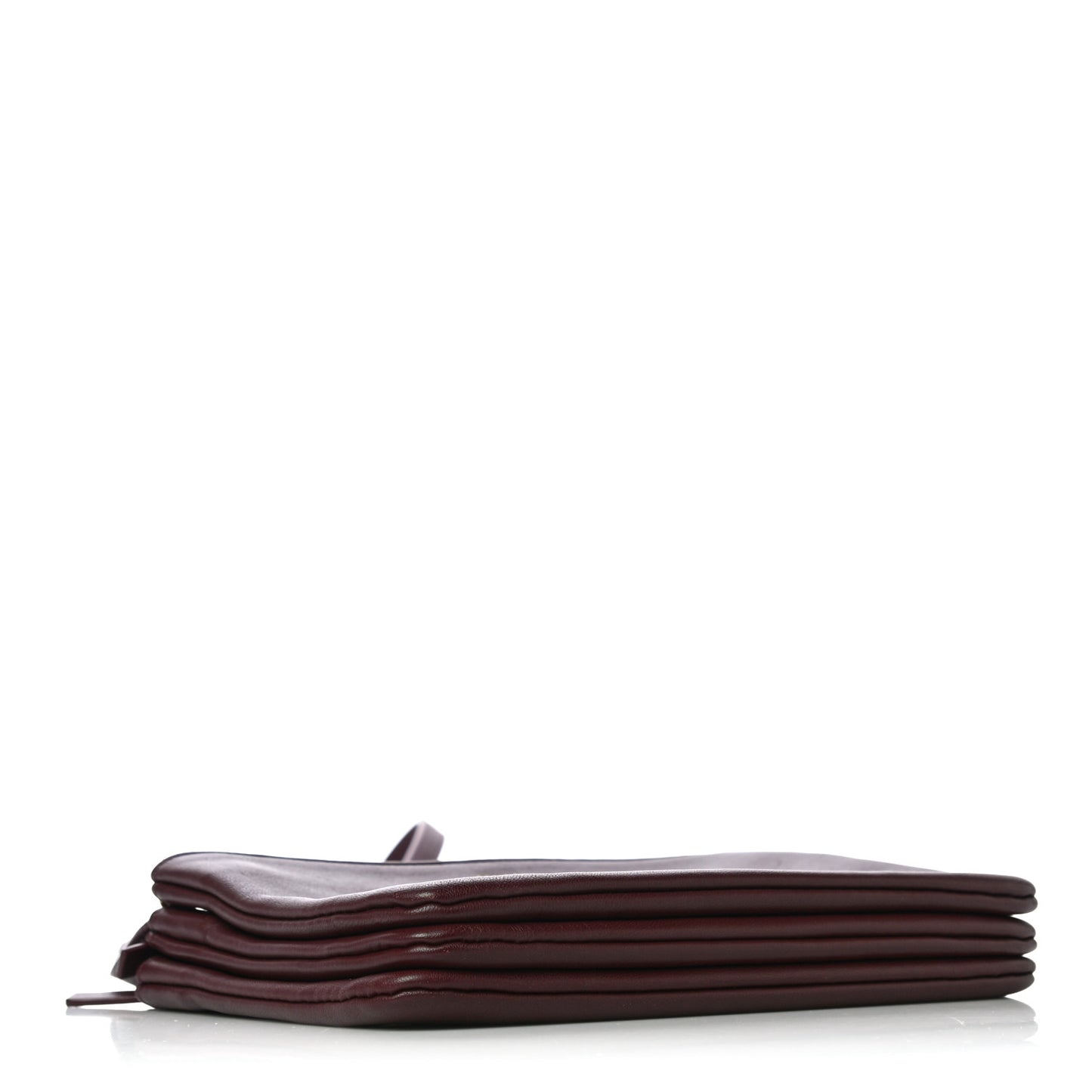 Lambskin Small Trio Crossbody Bag Burgundy