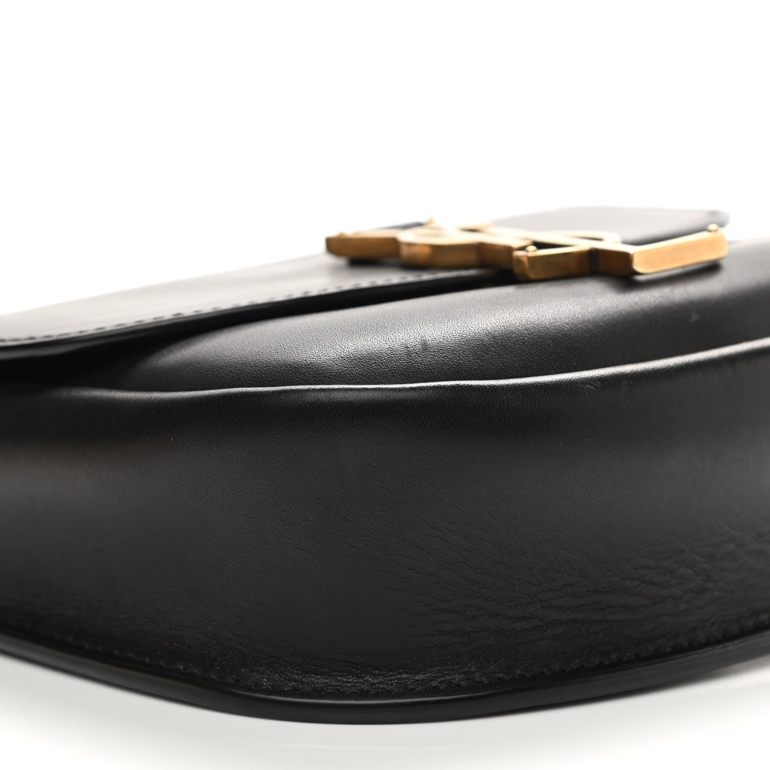 Saint Laurent Smooth Calfskin Classic Monogram Small Kaia Satchel Black 15 of 23
