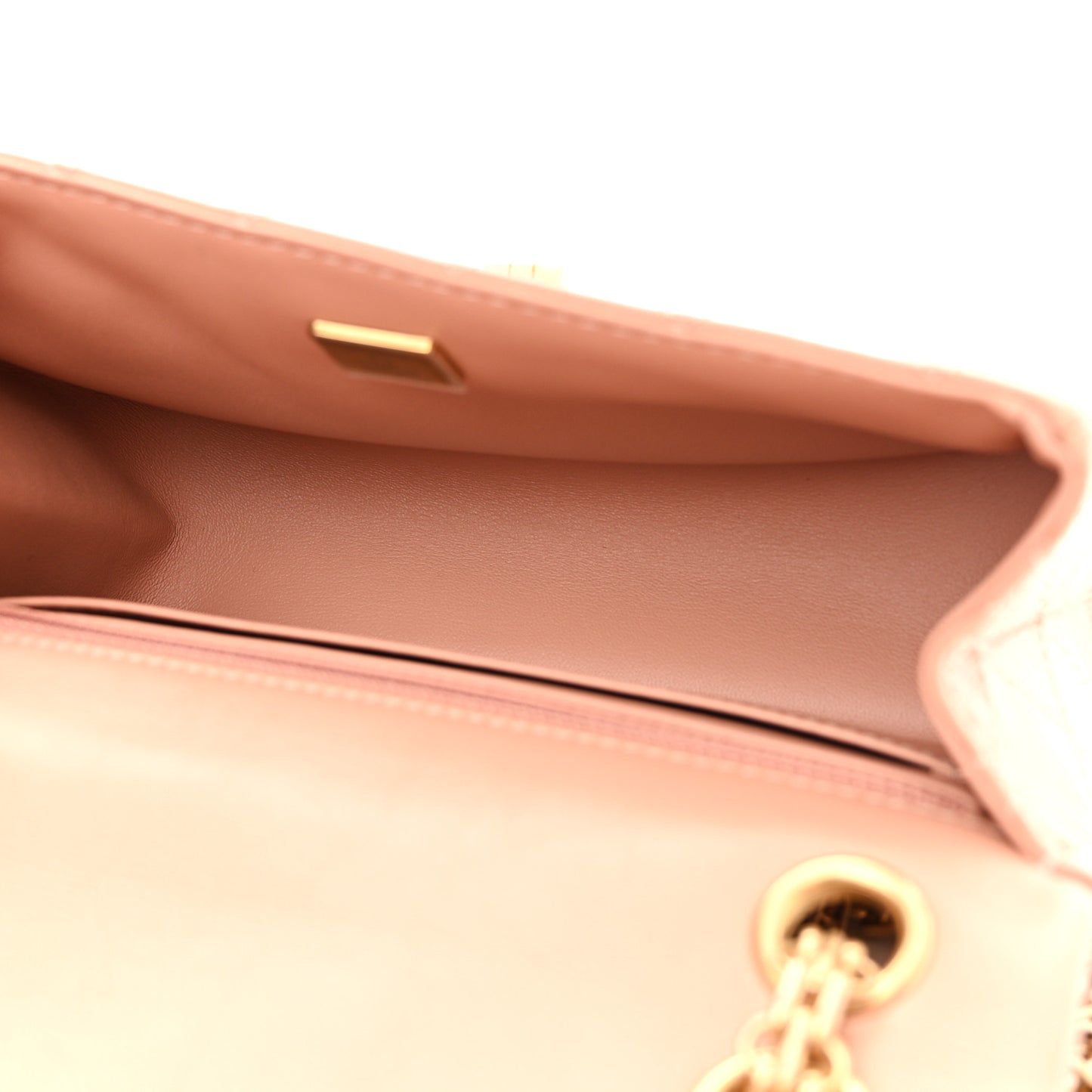 Aged Calfskin Quilted 2.55 Reissue Mini Flap Beige