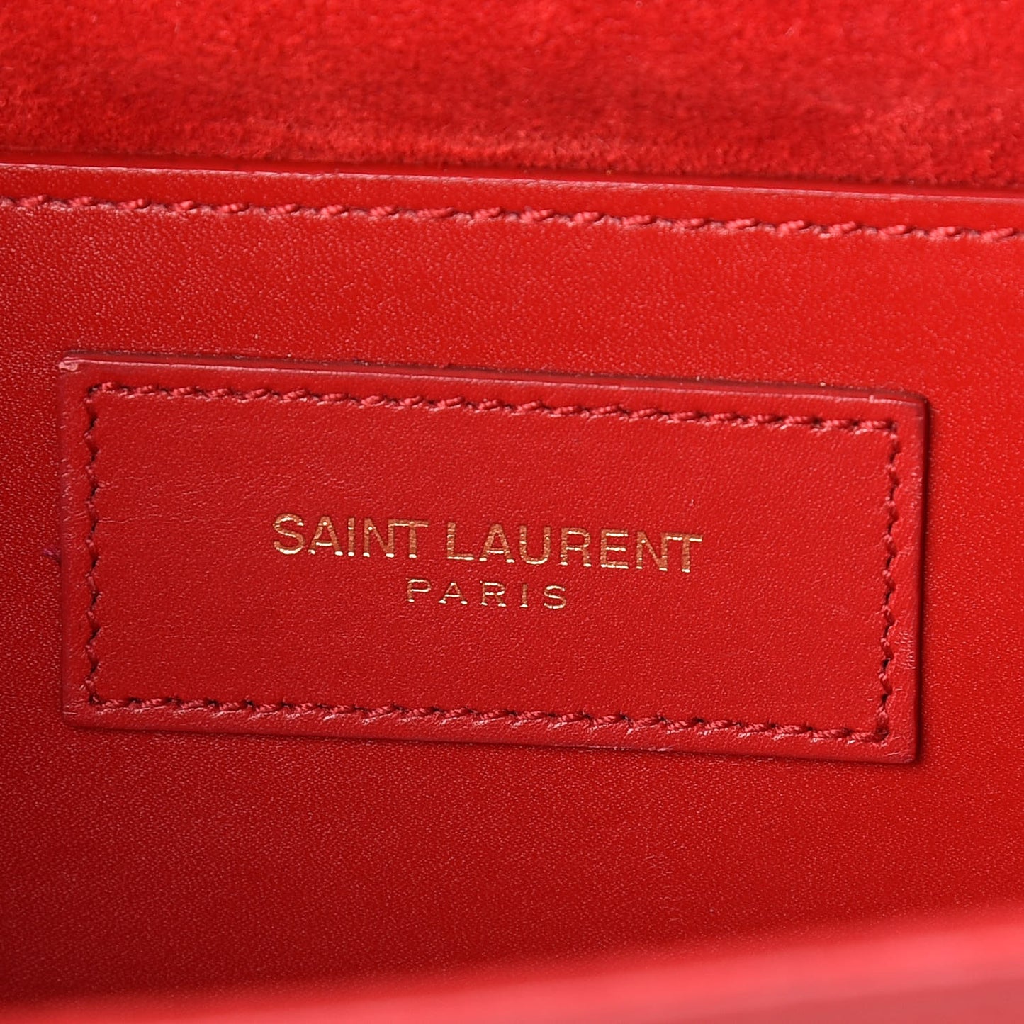 Calfskin Monogram Cassandre Clutch Rouge Orient