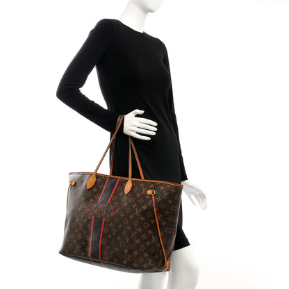 Louis Vuitton Monogram My LV Heritage Neverfull GM Rouge Black 2 of 18