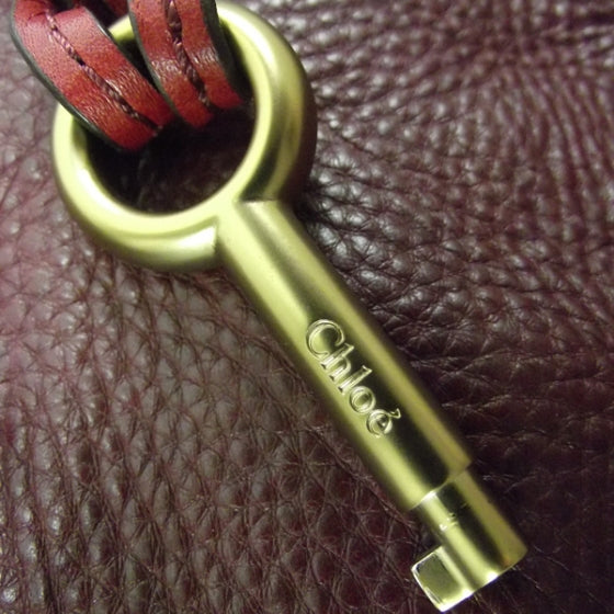 Leather Large Paddington Hobo Grenat