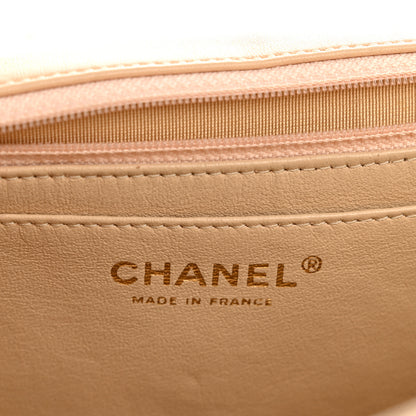 Chanel Lambskin Quilted Jumbo Single Flap Beige 6 of 14