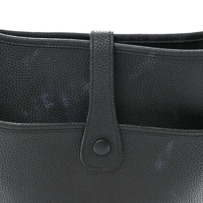 Hermes Taurillon Clemence Evelyne III GM Black 11 of 11