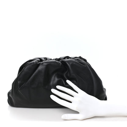 Bottega Veneta Smooth Butter Calf The Pouch Oversized Clutch Black 2 of 7