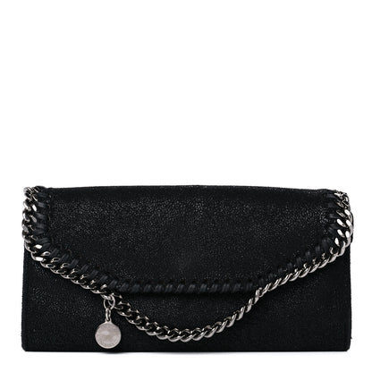 Stella McCartney Shaggy Deer Falabella Wallet Black 1 of 9