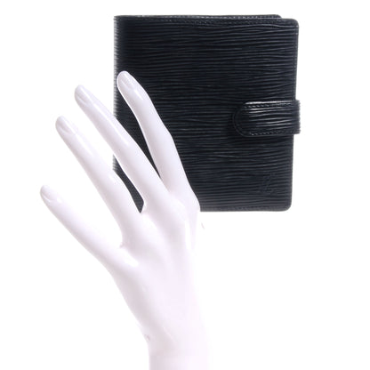 Louis Vuitton Epi Porte-Billets Compact Wallet Black 2 of 7