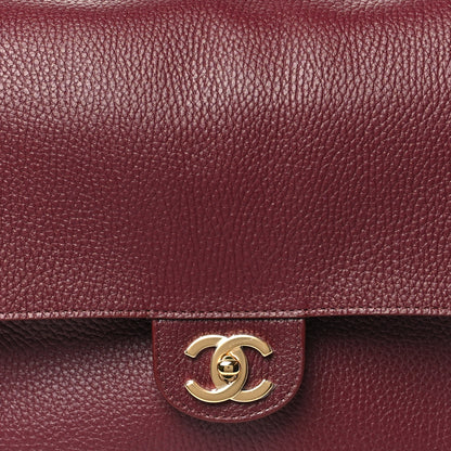 Chanel Grained Calfskin Souplissimo Maxi Flap Burgundy 8 of 11