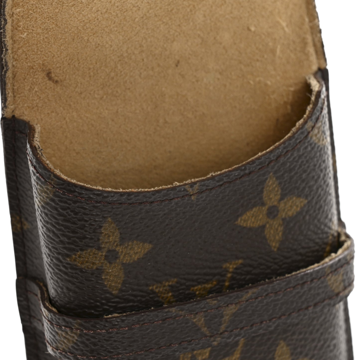 Monogram Glasses Sunglasses Case w Flap