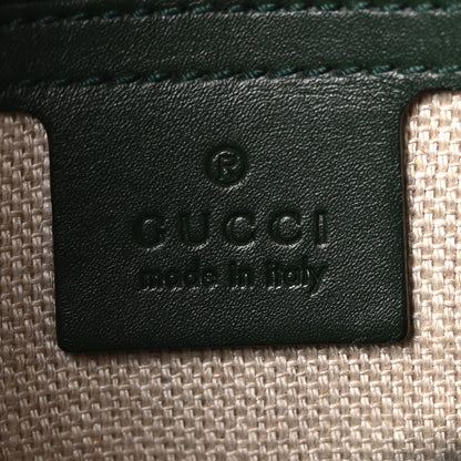 Gucci Calfskin Medium Lady Web Shoulder Bag Green 6 of 10