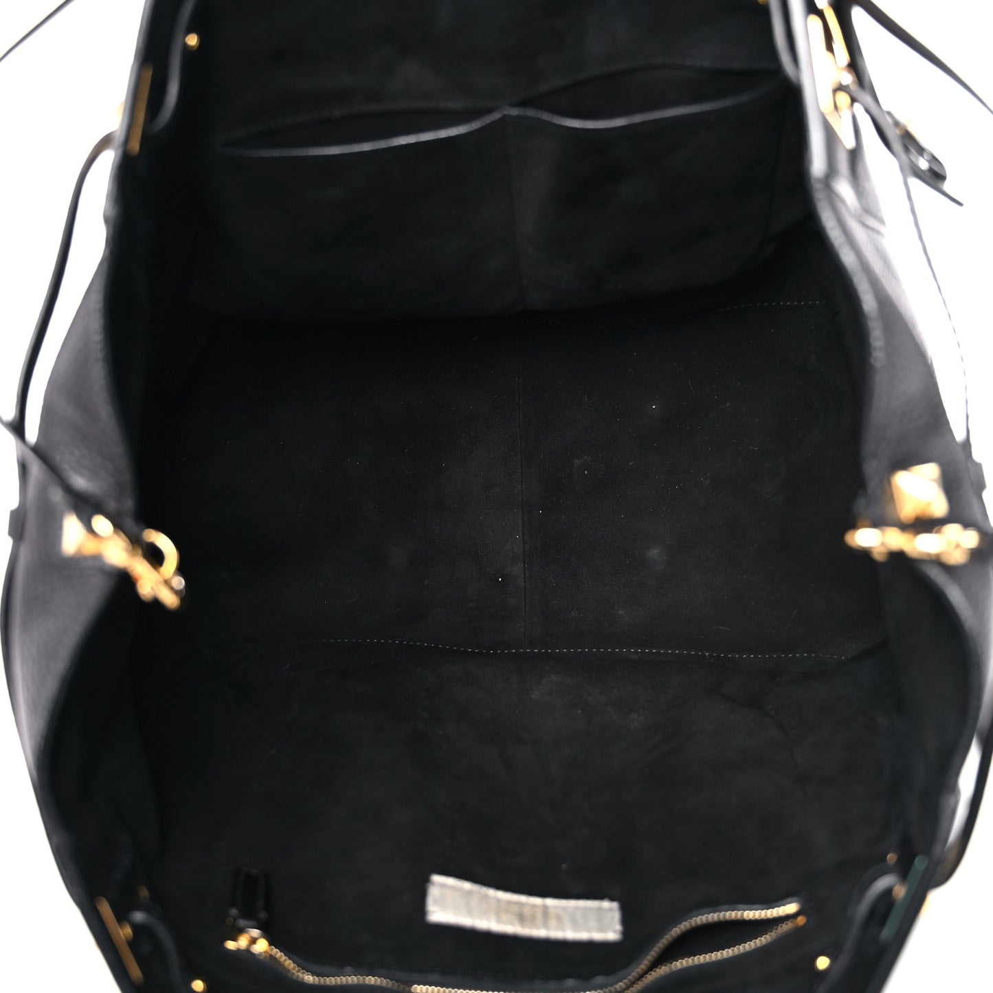 Grained Calfskin Jamaica Beaded My Rockstud Tote Black