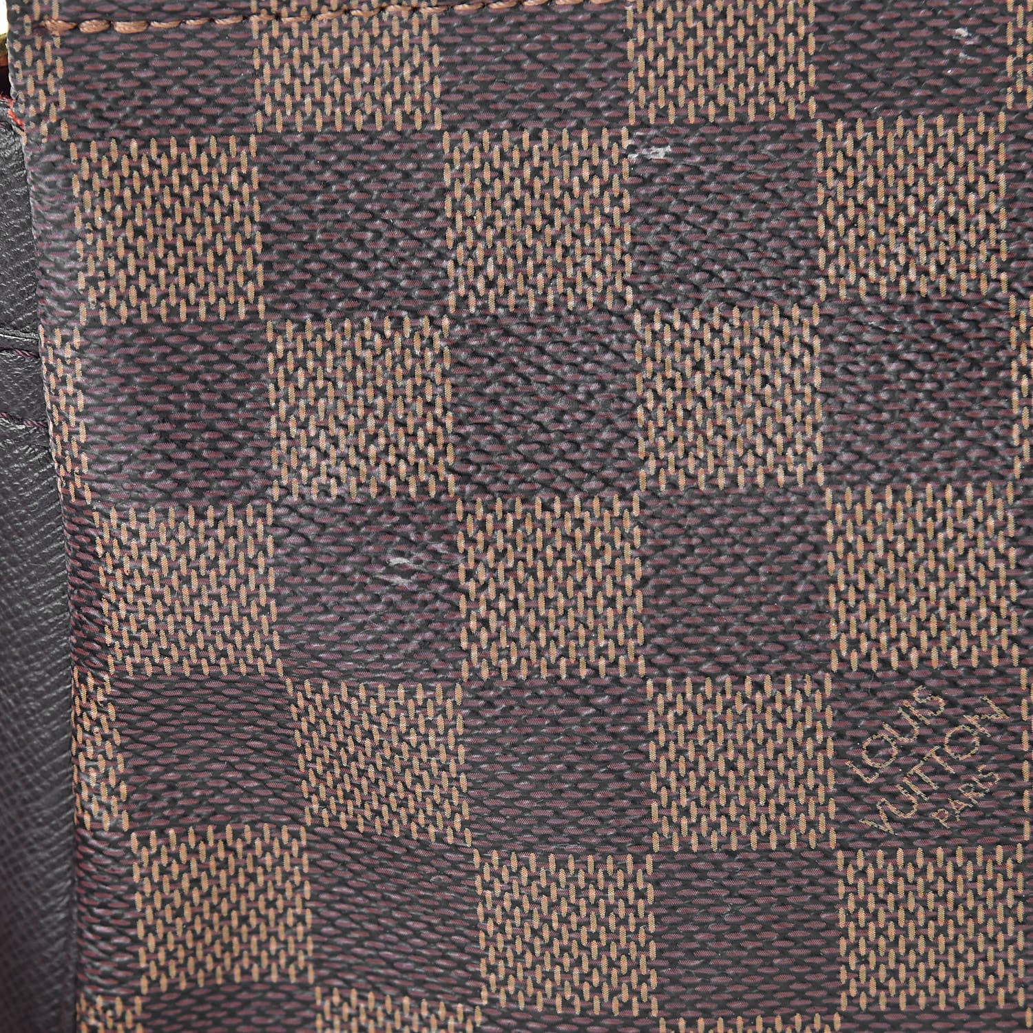 Louis Vuitton Damier Ebene Trousse Make Up Bag Pochette 15 of 17