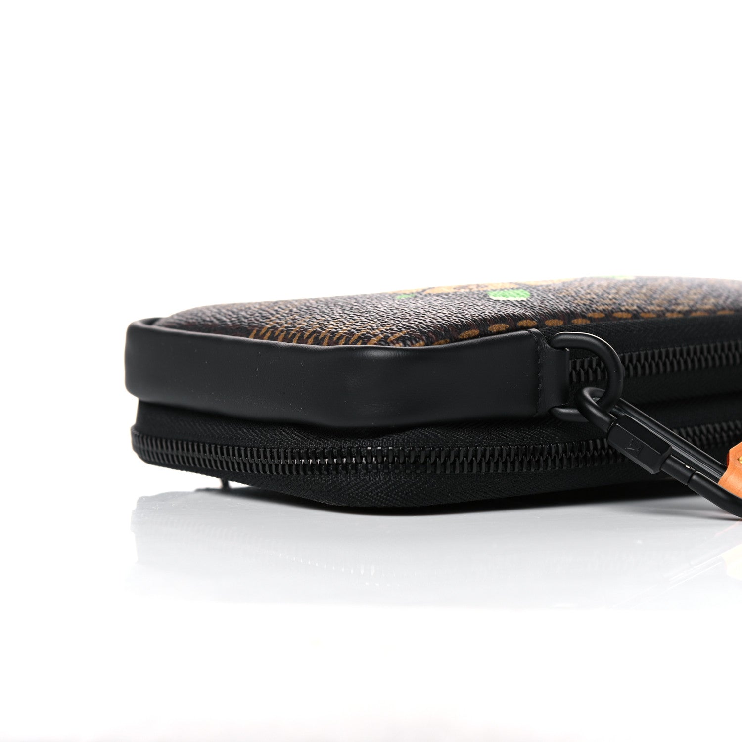 Louis Vuitton X NIGO Giant Damier Ebene Tortoise Double Phone Pouch 10 of 13